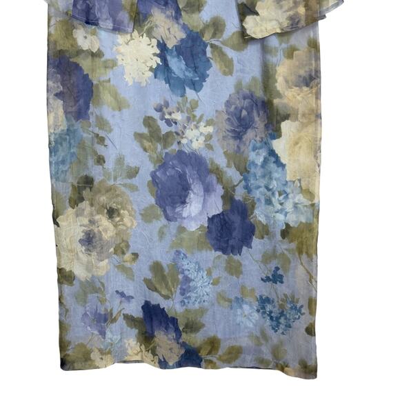 VTG Miss Dorby Dress Set 10 Maxi Sheer Floral Chiffon Ethereal Fairy WhimsiGoth - Picture 8 of 14